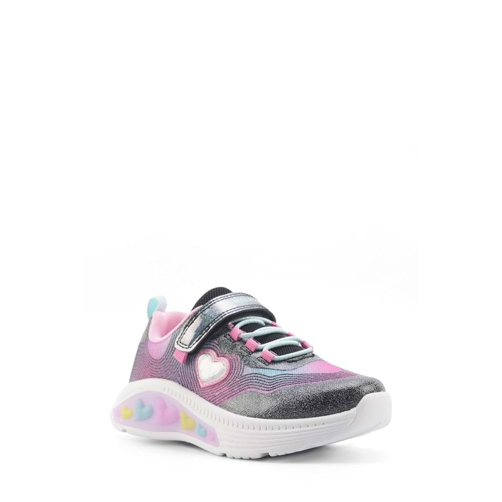 LUMBERJACK WAVY 6FX KIZ ÇOCUK SPOR AYAKKABI - SİYAH - 33