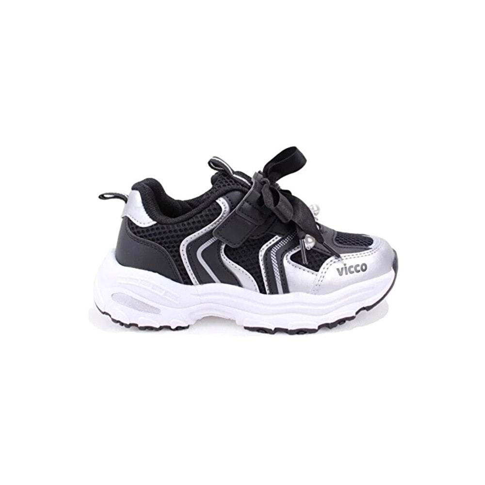 VİCCO MİNNİ KIZ ÇOCUK SPOR AYAKKABI - SİYAH - 30