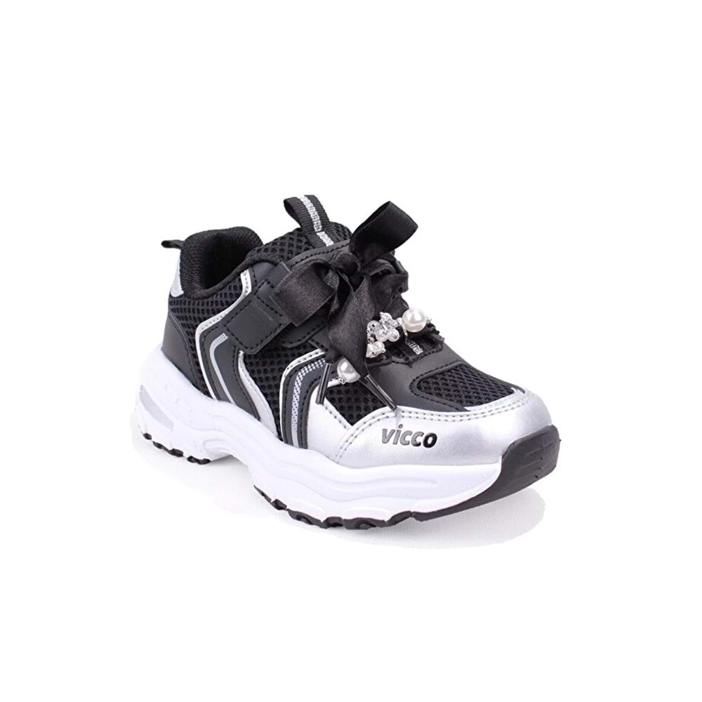 VİCCO MİNNİ KIZ ÇOCUK SPOR AYAKKABI - SİYAH - 30