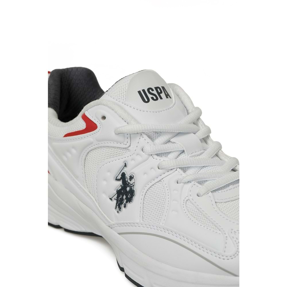 U.S. POLO ASSN. SIYON 6FX ERKEK SNEAKER - BEYAZ - 40