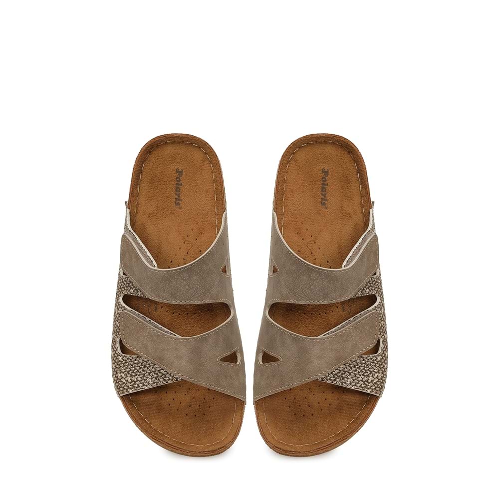 POLARİS 167194.Z6FX COMFORT KADIN TERLİK - VİZON - 40