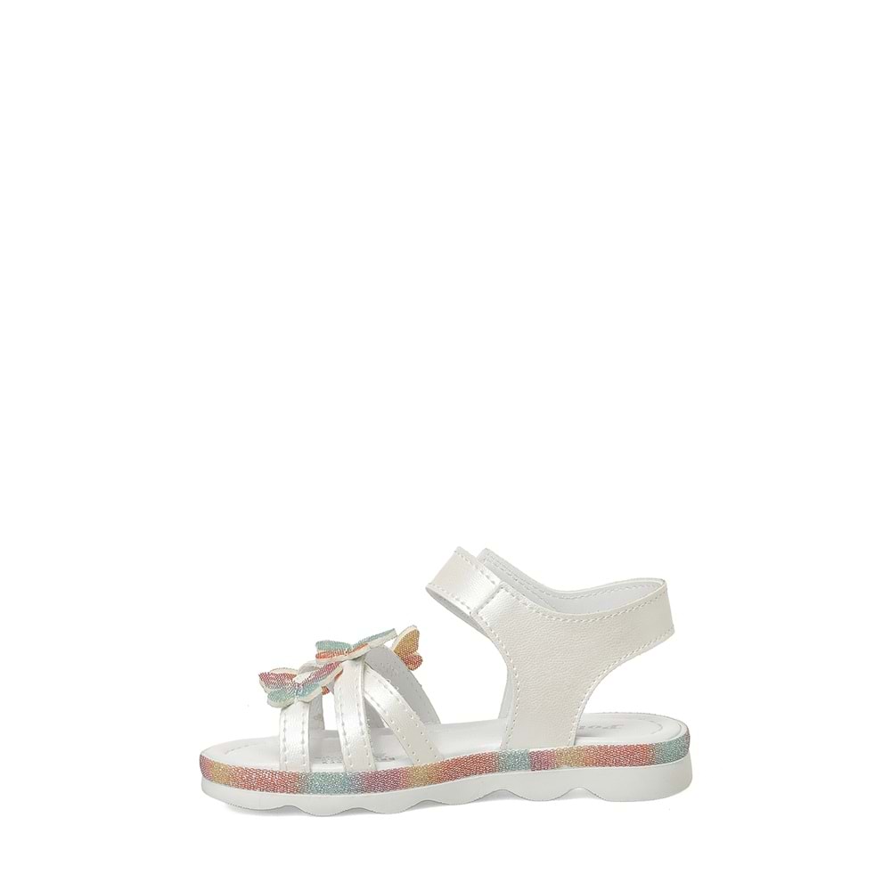 POLARİS BRUCO.P6FX KIZ ÇOCUK SANDALET - BEYAZ - 30