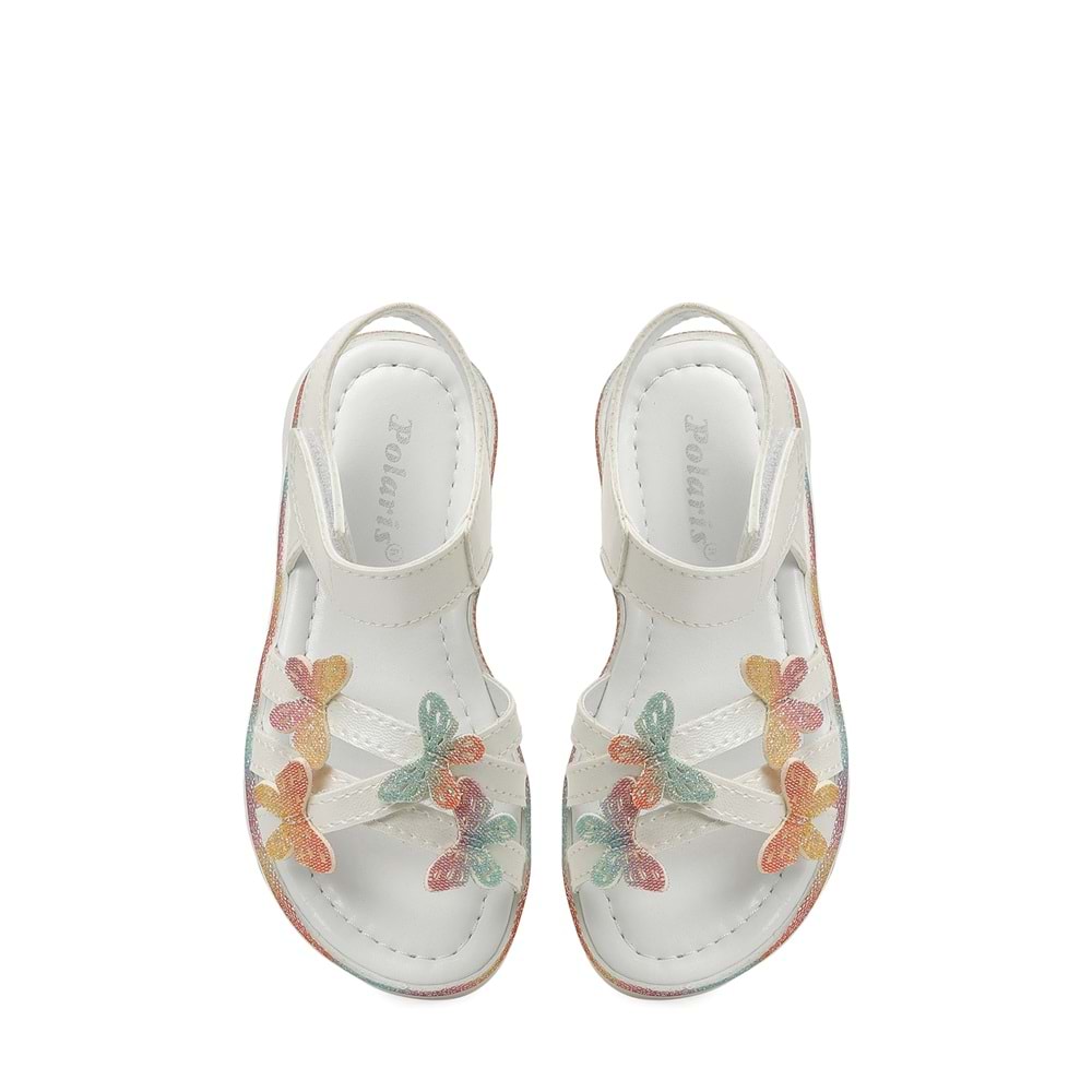 POLARİS BRUCO.P6FX KIZ ÇOCUK SANDALET - BEYAZ - 30
