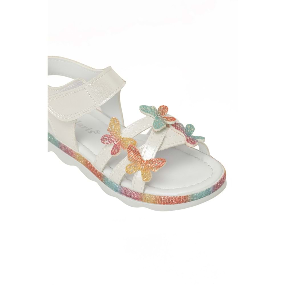 POLARİS BRUCO.P6FX KIZ ÇOCUK SANDALET - BEYAZ - 30