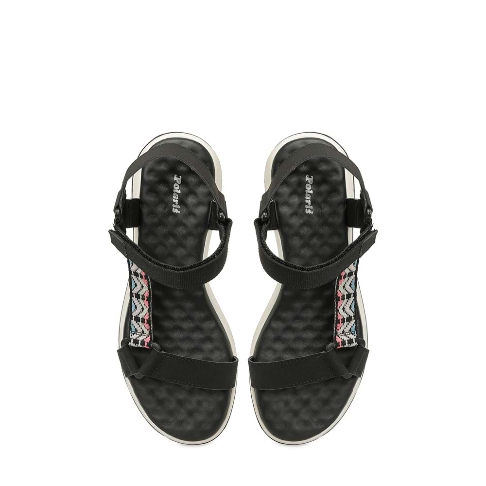 POLARİS 327562.Z 6FX KADIN SPOR SANDALET - SİYAH - 37