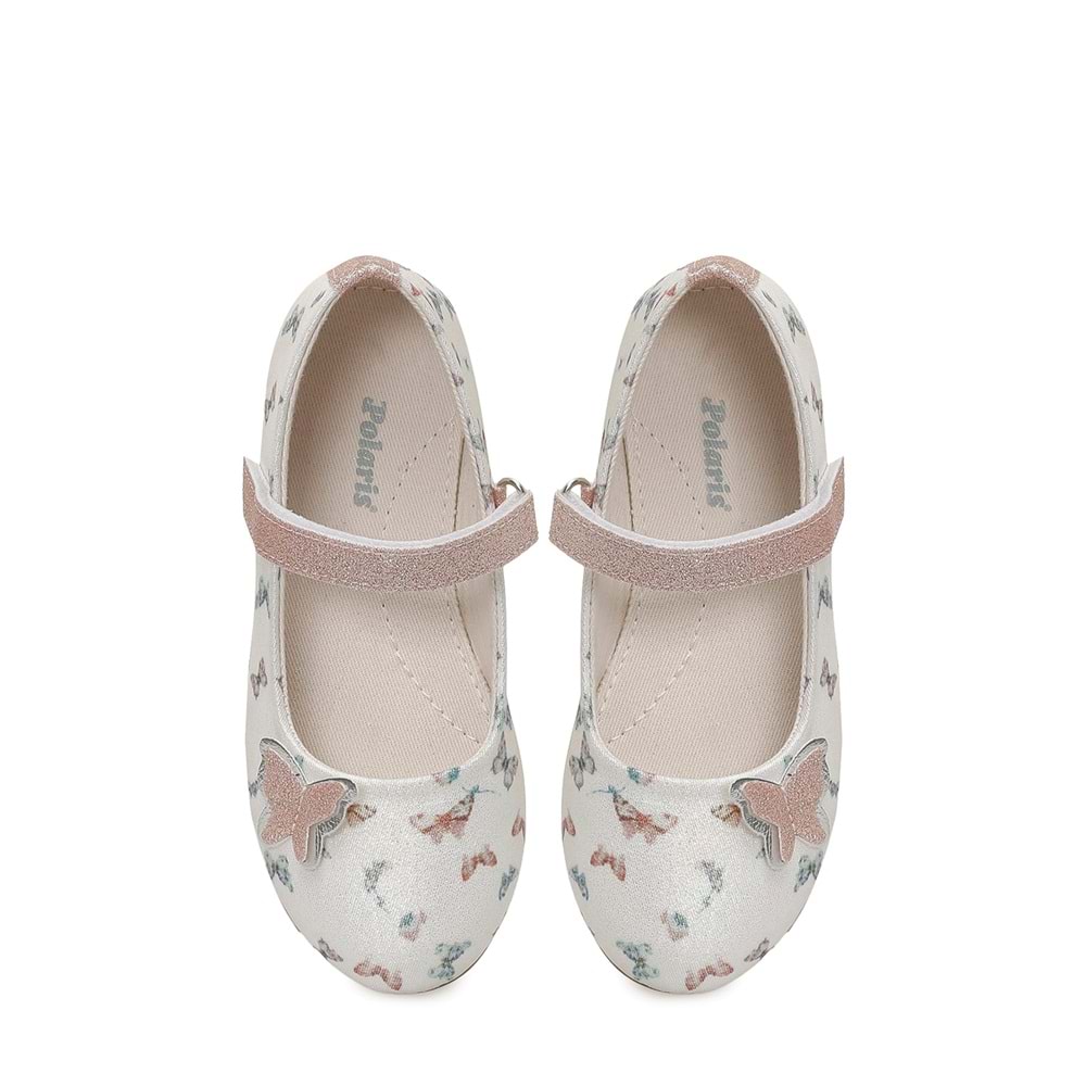 POLARİS BUTY.P6FX KIZ ÇOCUK BABET AYAKKABI - KREM - 26