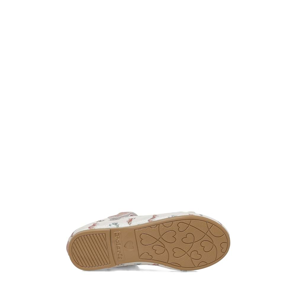 POLARİS BUTY.P6FX KIZ ÇOCUK BABET AYAKKABI - KREM - 26