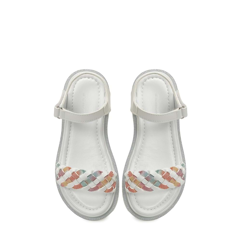 POLARİS İLOK.F6FX KIZ ÇOCUK SANDALET - BEYAZ - 31