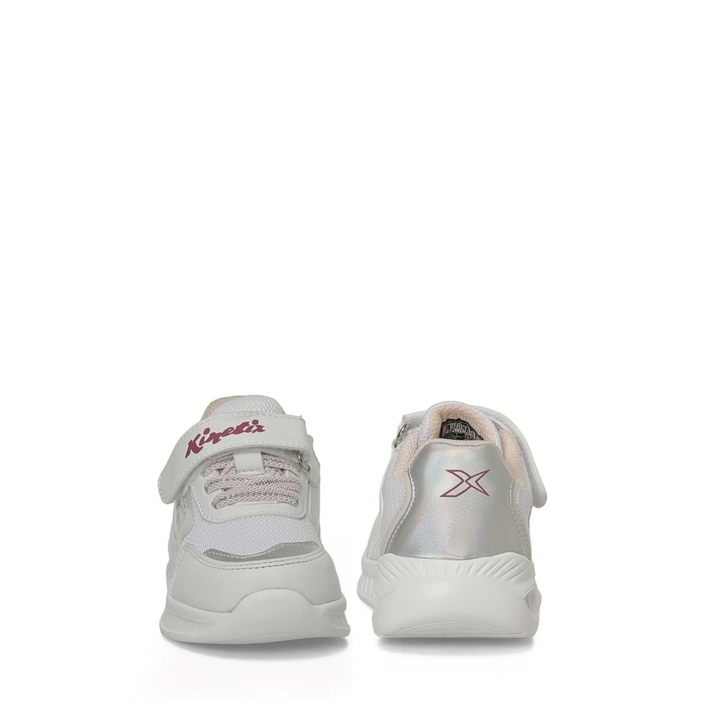 KİNETİX ELIO B 6FX IŞIKLI KIZ BEBEK SPOR AYAKKABI - BEYAZ - 21