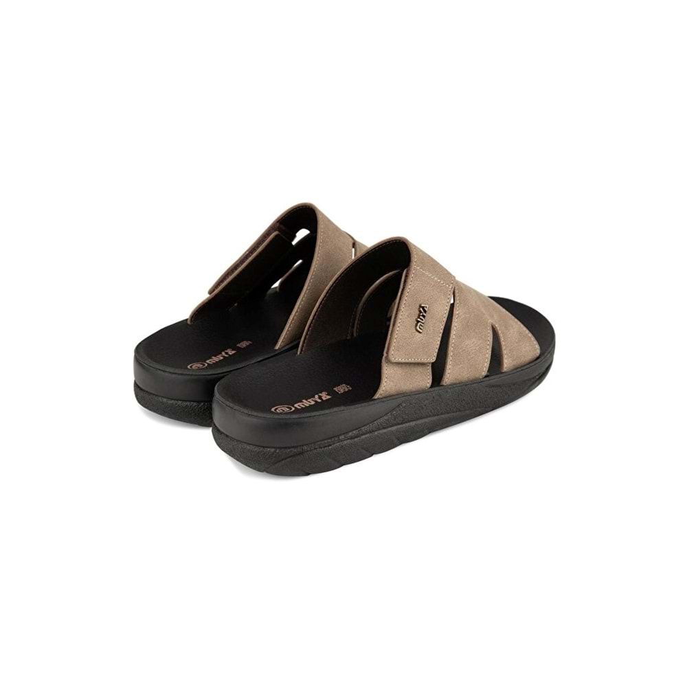 Muya Kalgaw Anatomik Taban Dört Mevsim Erkek Terlik - Vizon - 40