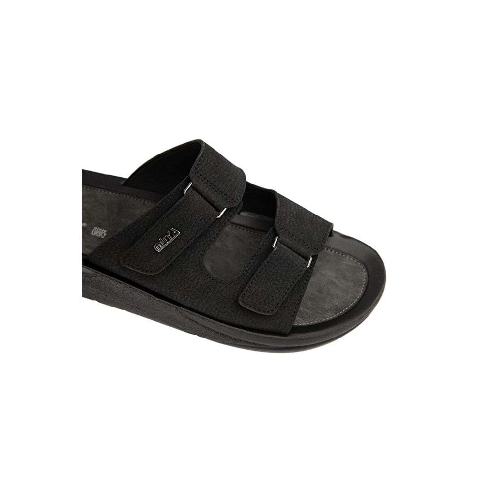 Muya Cuaj Anatomik Taban Dört Mevsim Erkek Terlik - Siyah - 40