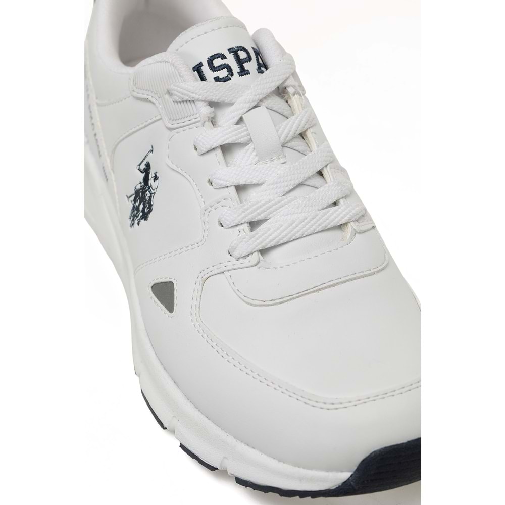 U.S. POLO ASSN. VANCE 6FX ERKEK SNEAKER - BEYAZ - 40