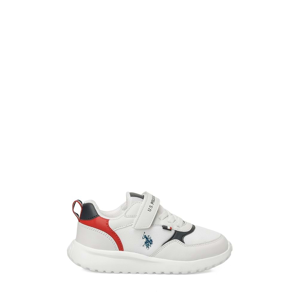 U.S. POLO ASSN. POSSE JR 6FX ERKEK ÇOCUK SNEAKER - BEYAZ - 29
