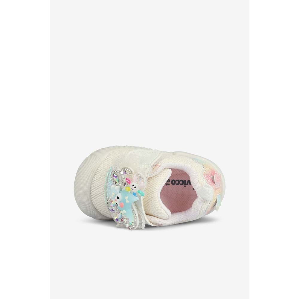 VİCCO SEPİRA KIZ BEBEK İLK ADIM SNEAKER - BEYAZ - 20
