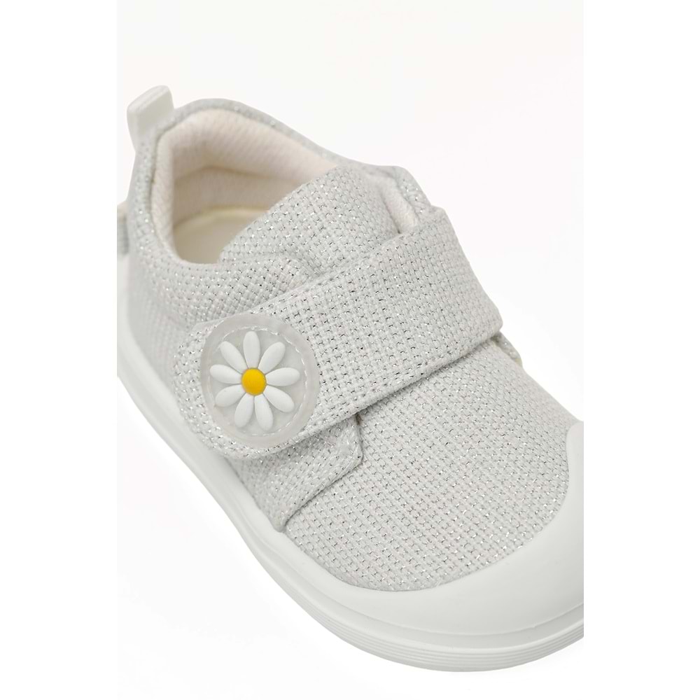 POLARİS CONHI.I6FX KIZ BEBEK SNEAKER - GÜMÜŞ - 20