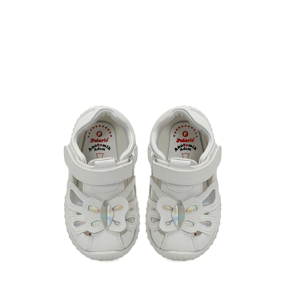 POLARİS KABO.I6FX KIZ BEBEK SNEAKER - BEYAZ - 22
