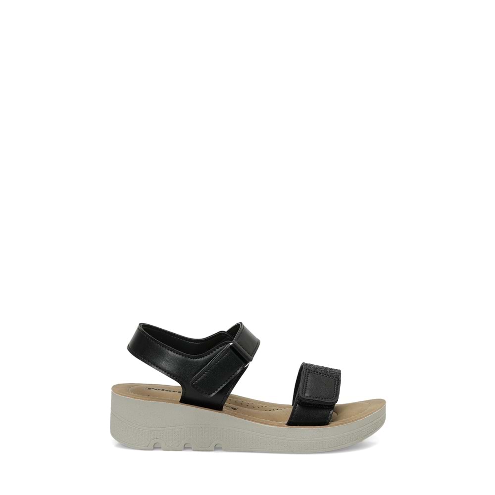 POLARİS 409105.Z6FX COMFORT KADIN SANDALET - SİYAH - 40
