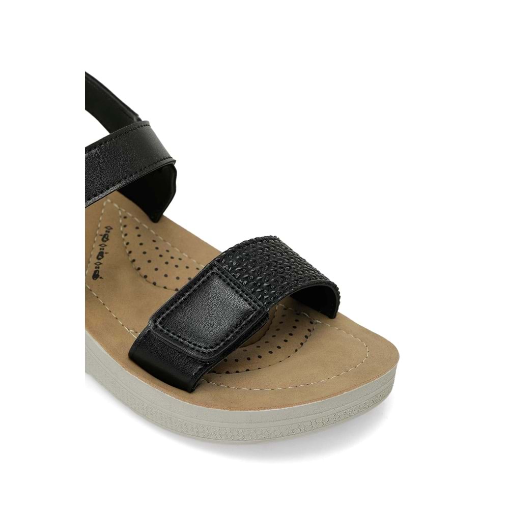 POLARİS 409105.Z6FX COMFORT KADIN SANDALET - SİYAH - 40