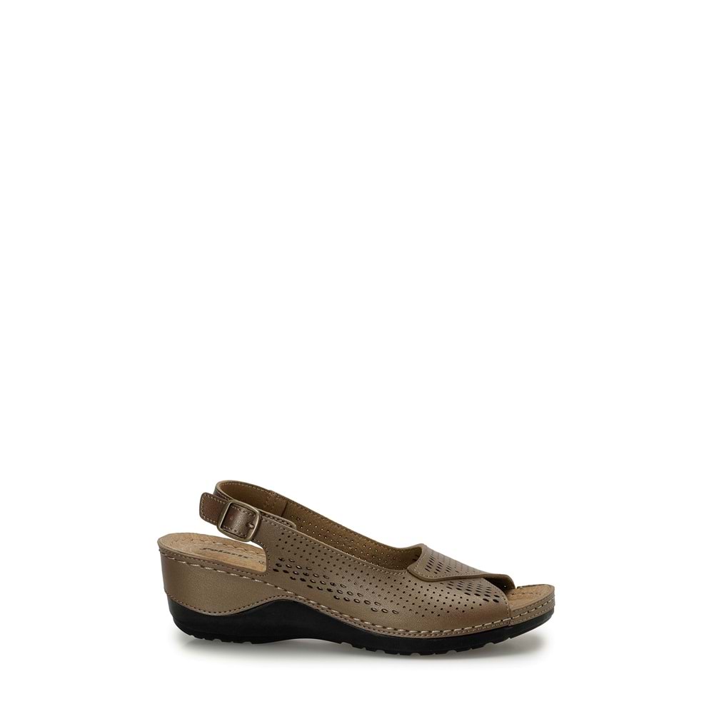 POLARİS 167248.Z6FX COMFORT KADIN SANDALET - BRONZ - 37