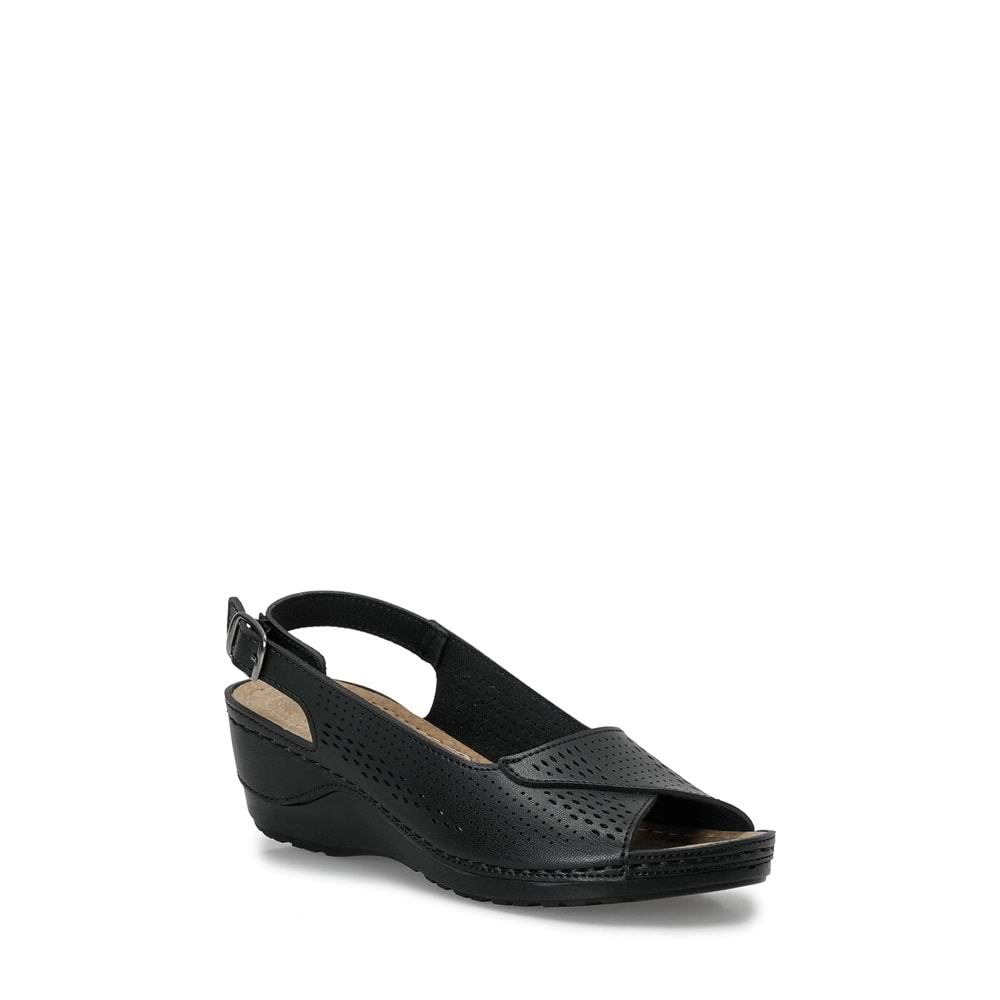 POLARİS 167248.Z6FX COMFORT KADIN SANDALET - SİYAH - 40