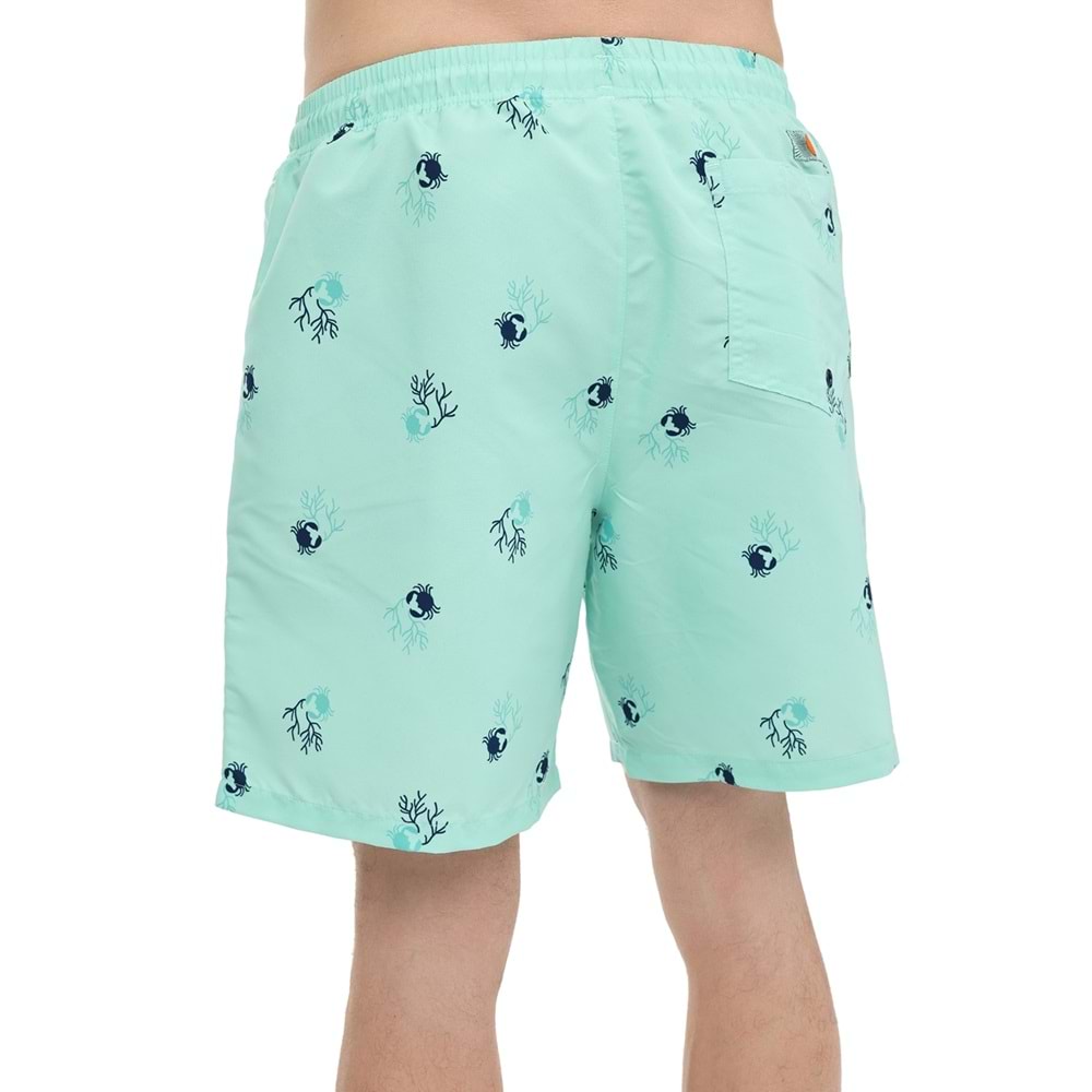 LUMBERJACK ML VISTORA 19HL-219 6FX ERKEK DENİZ ŞORTU - MINT - L