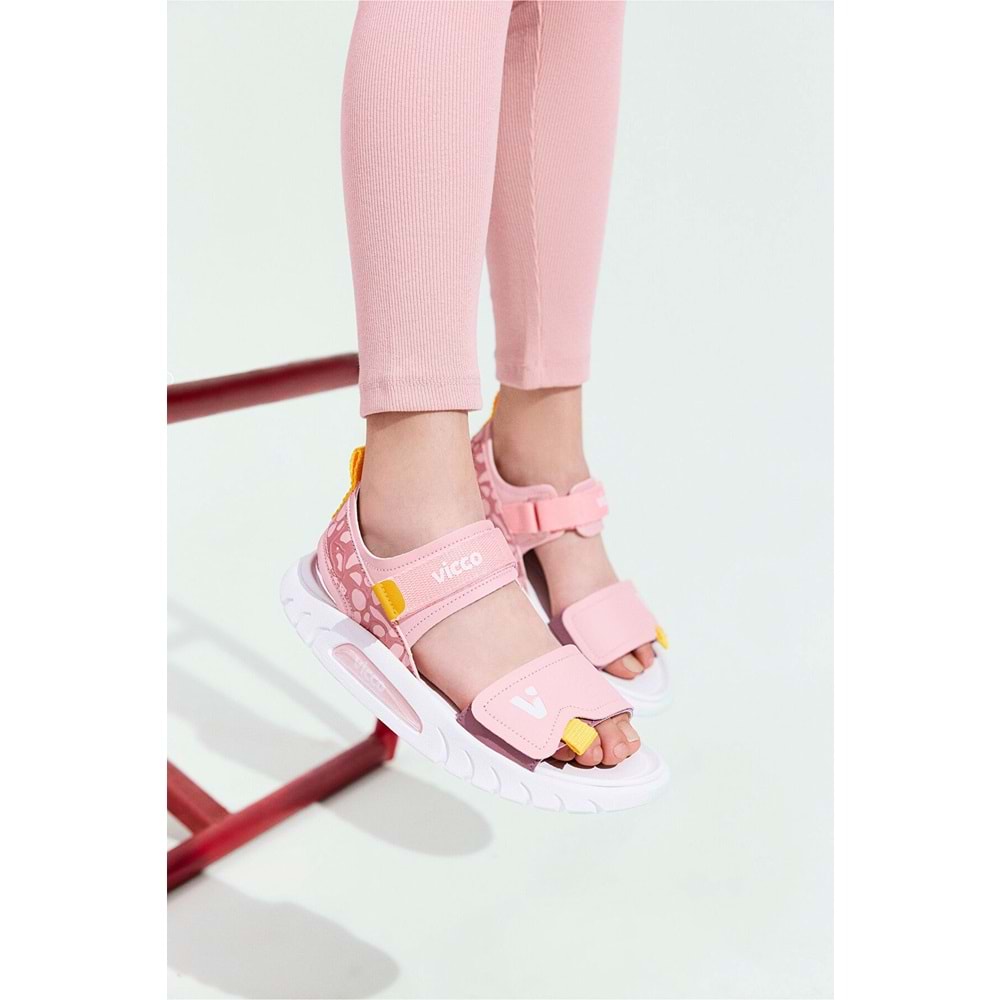 VİCCO DEKAN KIZ ÇOCUK SANDALET - PUDRA - 30
