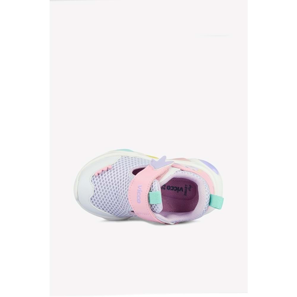 VİCCO VATER IŞIKLI KIZ BEBEK SPOR AYAKKABI - LİLA - 22