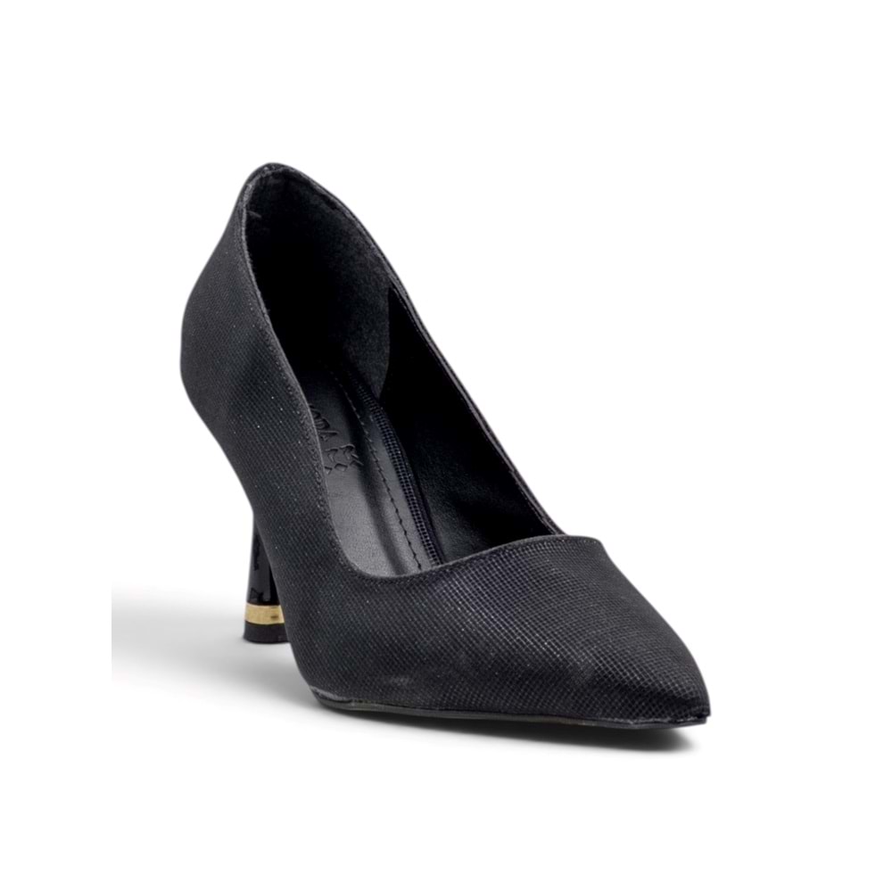 SHOES 1905 SİMLİ KADIN STİLETTO - SİYAH - 40