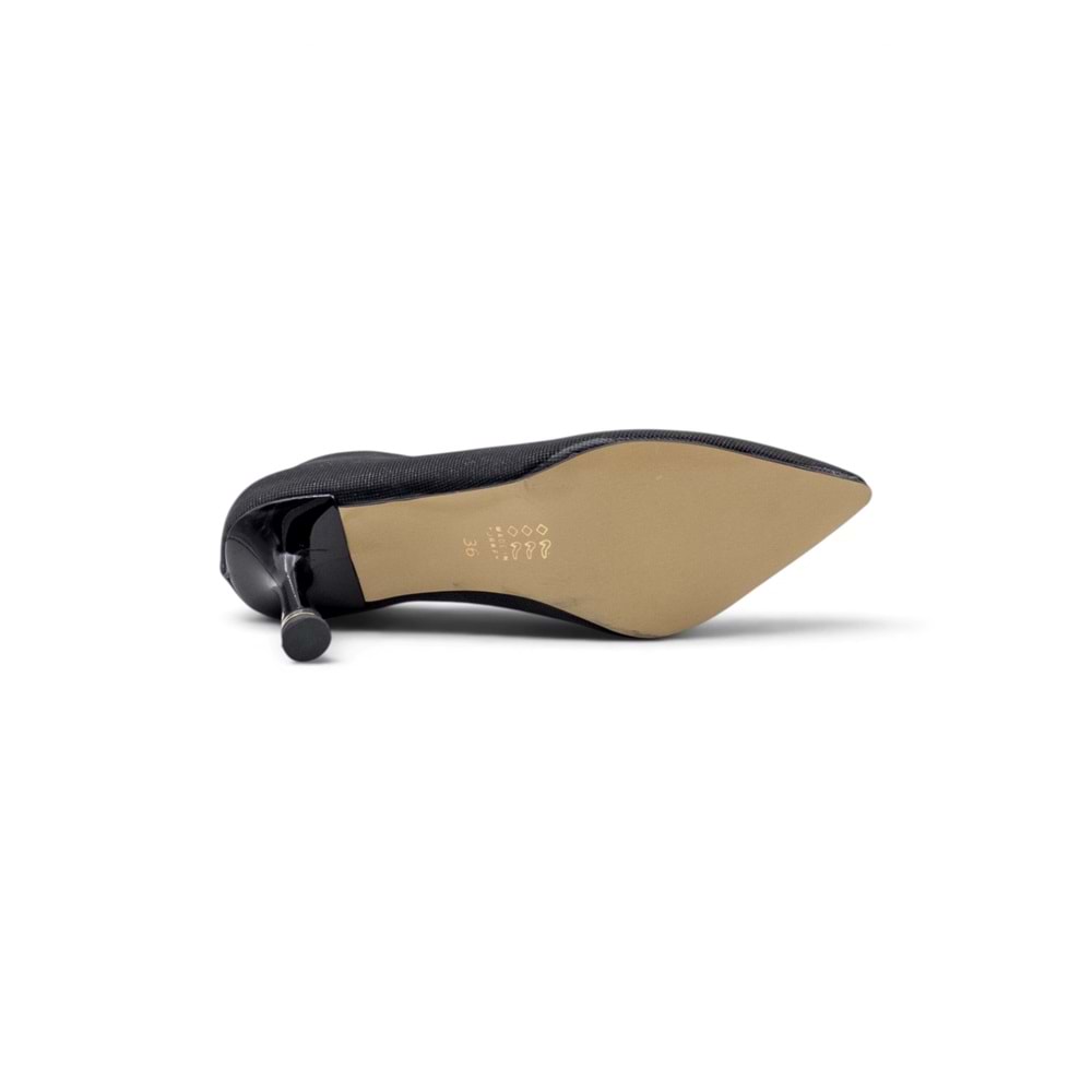 SHOES 1905 SİMLİ KADIN STİLETTO - SİYAH - 40