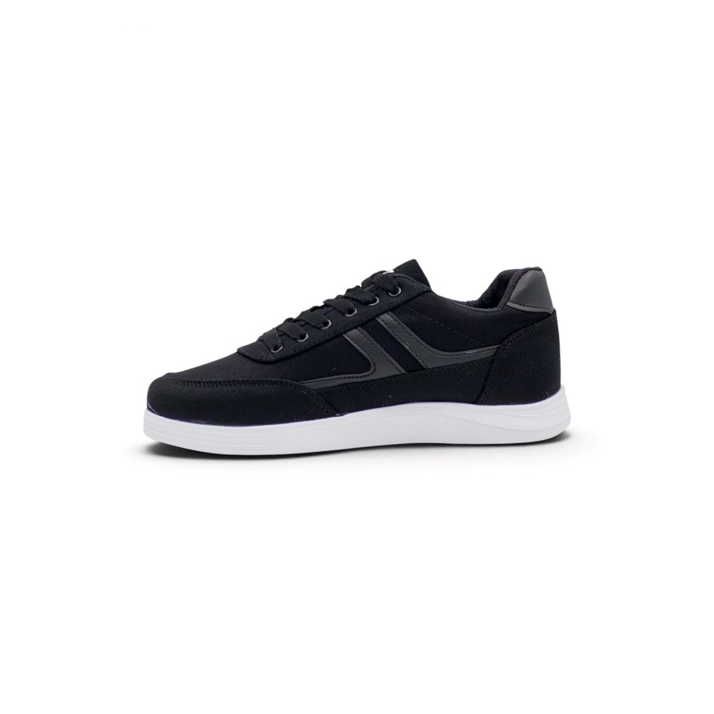 DAKIRS 2036 KETEN ERKEK SNEAKER - SİYAH - 40
