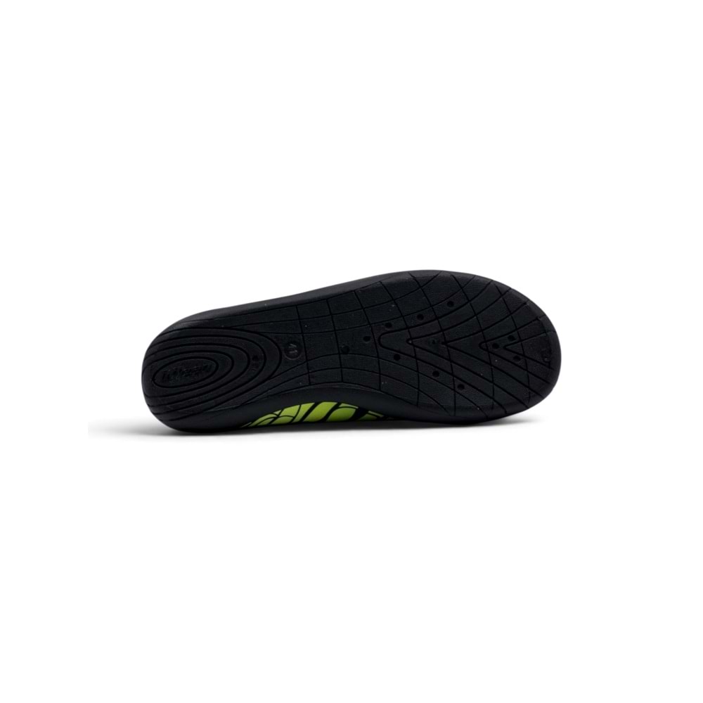 FİFTEEN M3418 CROCODILE ERKEK AQUA DENİZ HAVUZ PLAJ AYAKKABISI - SİYAH-YEŞİL - 45
