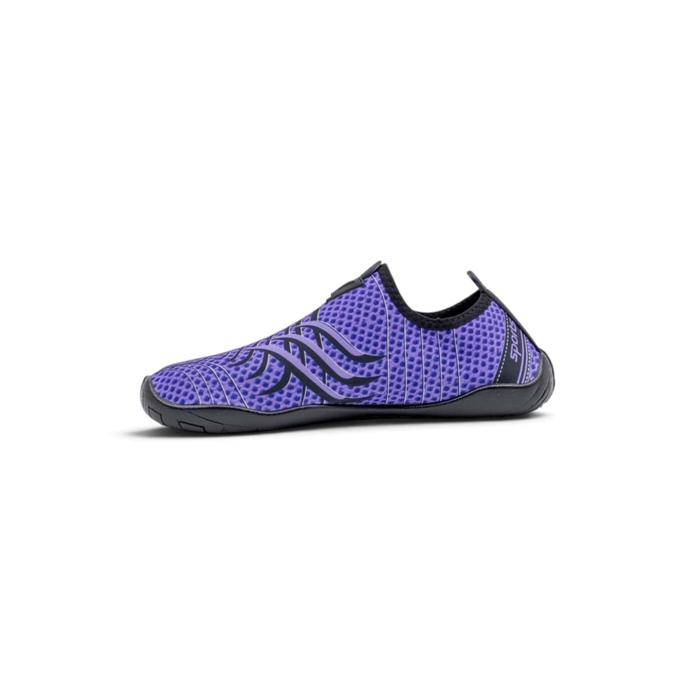 FİFTEEN Z3419 SPIDER UNİSEX AQUA DENİZ HAVUZ PLAJ AYAKKABISI - LİLA-SİYAH - 40