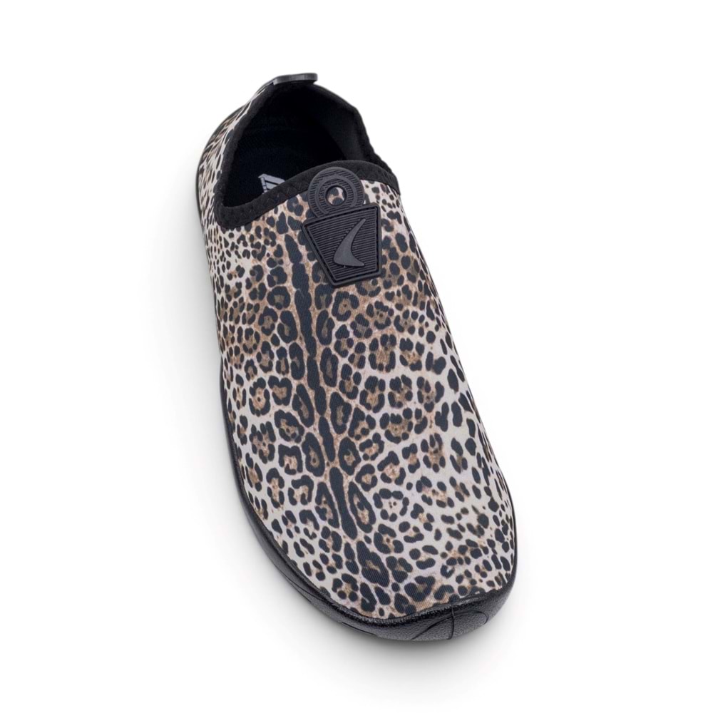 FİFTEEN Z991 ANIMAL UNİSEX AQUA DENİZ HAVUZ PLAJ AYAKKABISI - SİYAH-BEYAZ - 36