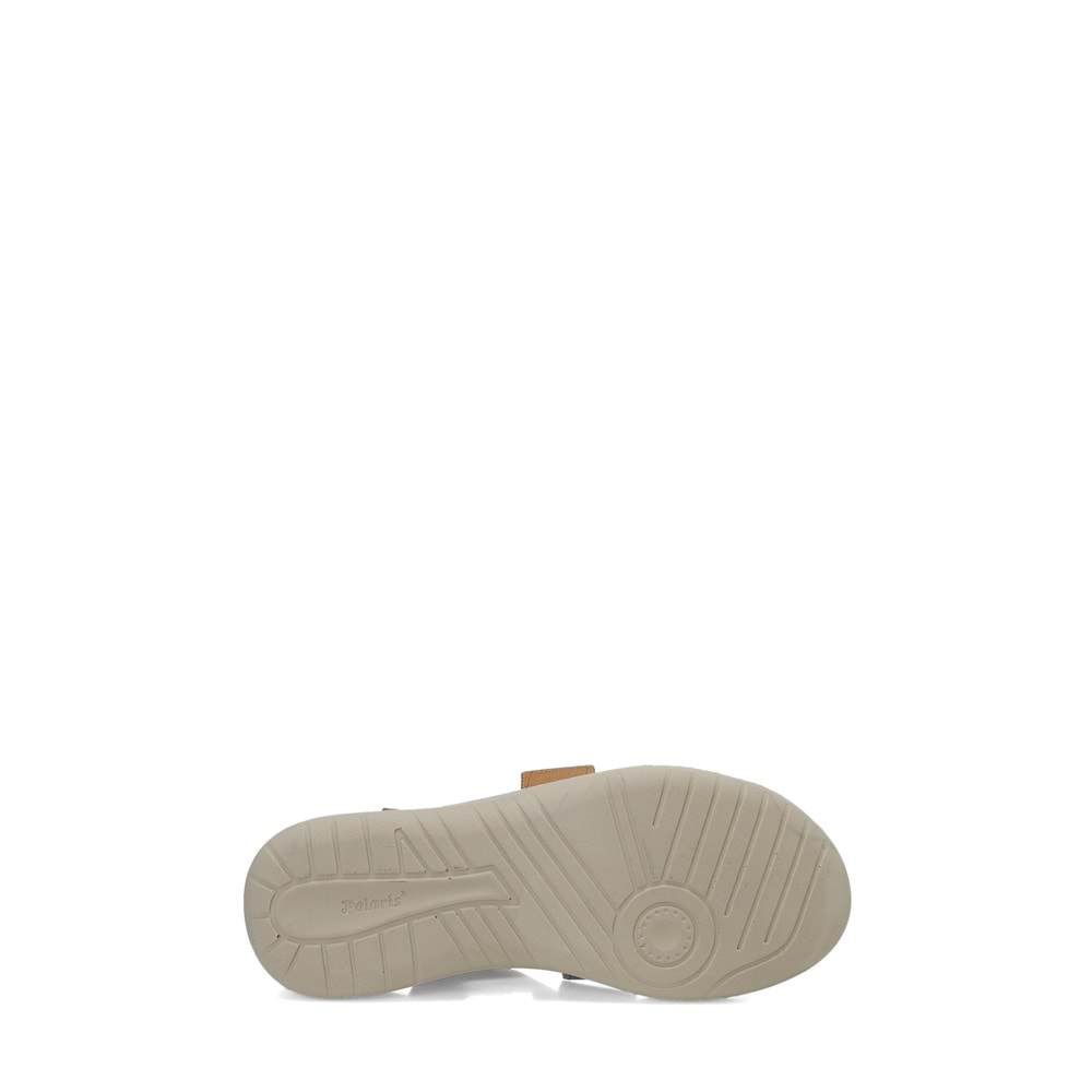 POLARİS 409073.Z6FX DOLGU TOPUK KADIN SANDALET - KAHVERENGİ - 40