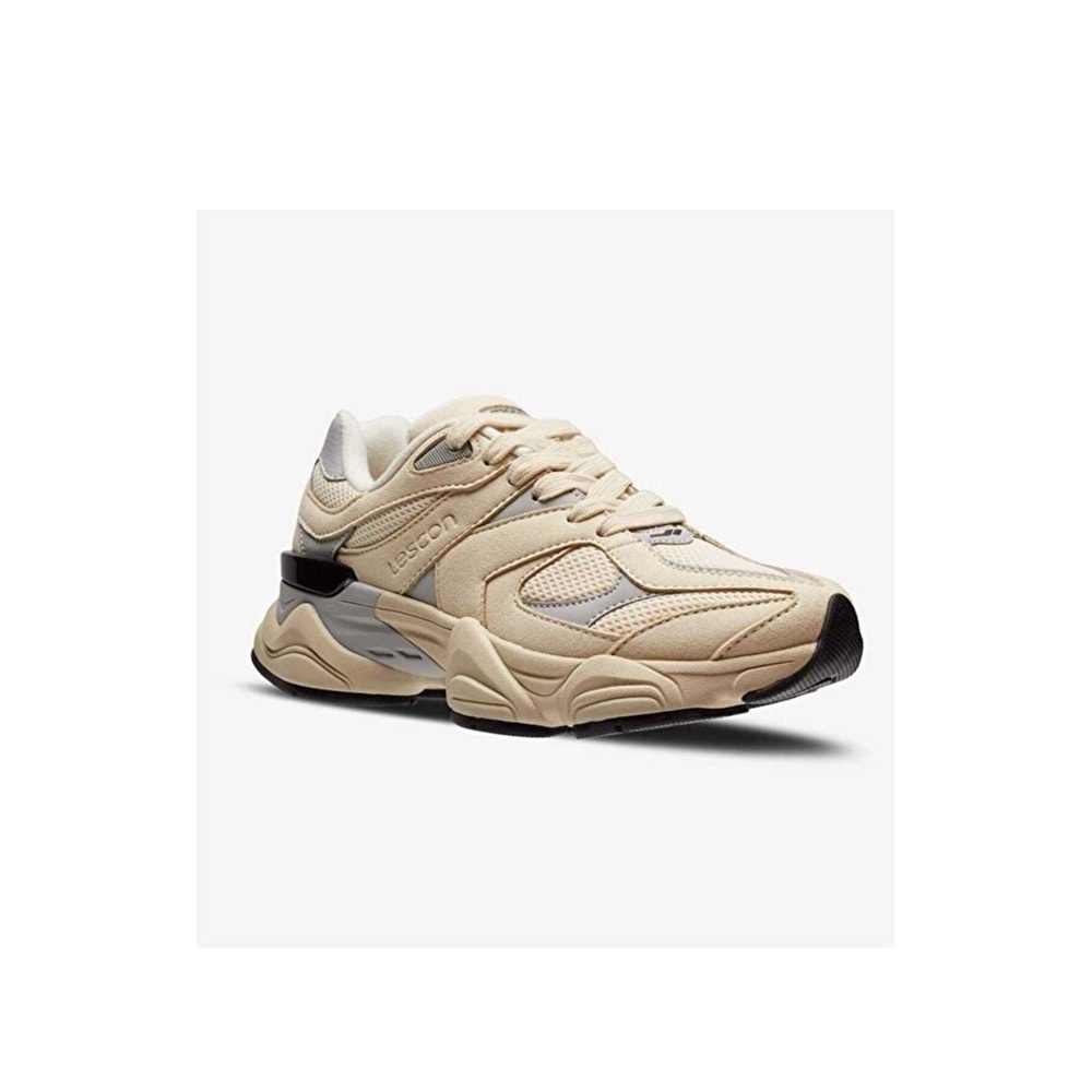 LESCON GHOST 3 EASYSTEP UNİSEX SPOR AYAKKABI - BEJ - 40