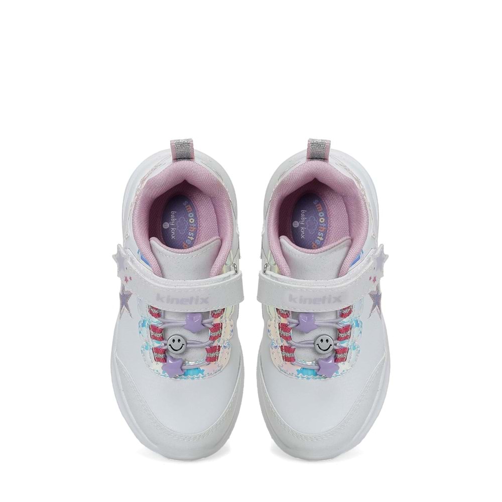 KİNETİX RAMELA GIRL PU P 6PR KIZ ÇOCUK SPOR AYAKKABI - BEYAZ - 30