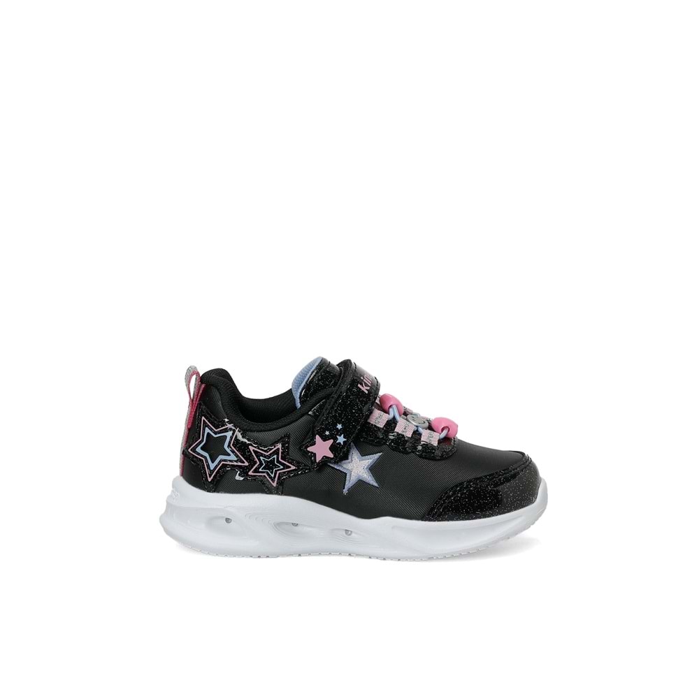 KİNETİX RAMELA GIRL PU P 6PR KIZ ÇOCUK SPOR AYAKKABI - SİYAH - 30