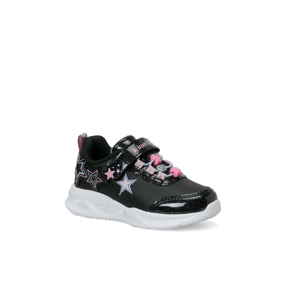 KİNETİX RAMELA GIRL PU P 6PR KIZ ÇOCUK SPOR AYAKKABI - SİYAH - 30