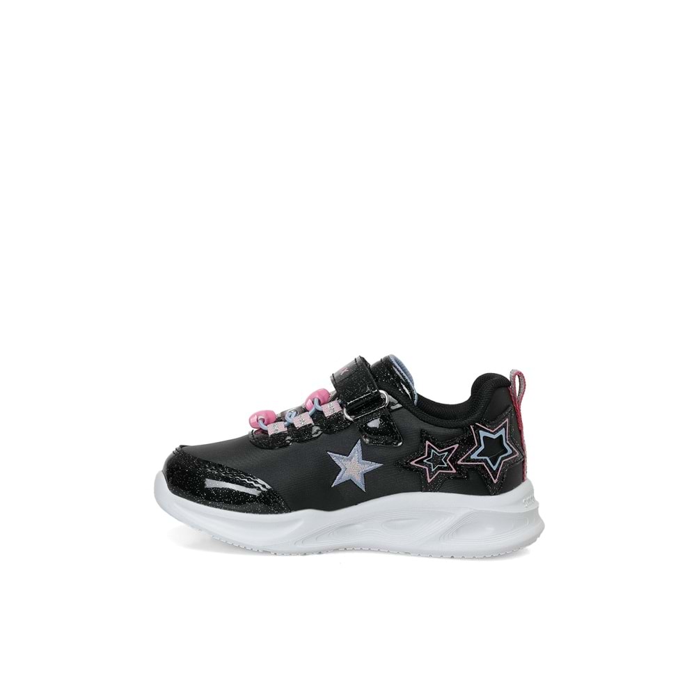 KİNETİX RAMELA GIRL PU P 6PR KIZ ÇOCUK SPOR AYAKKABI - SİYAH - 30