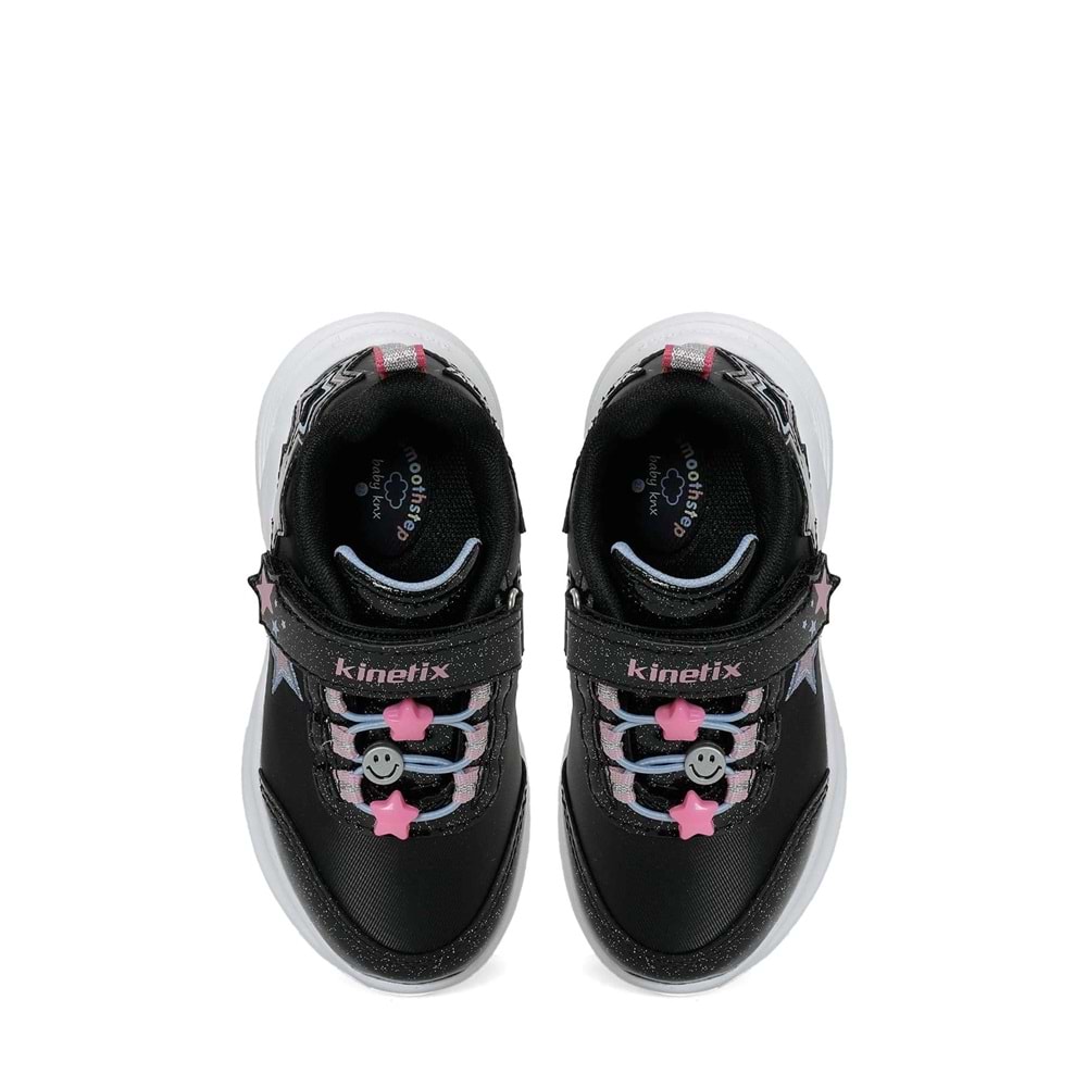 KİNETİX RAMELA GIRL PU P 6PR KIZ ÇOCUK SPOR AYAKKABI - SİYAH - 30
