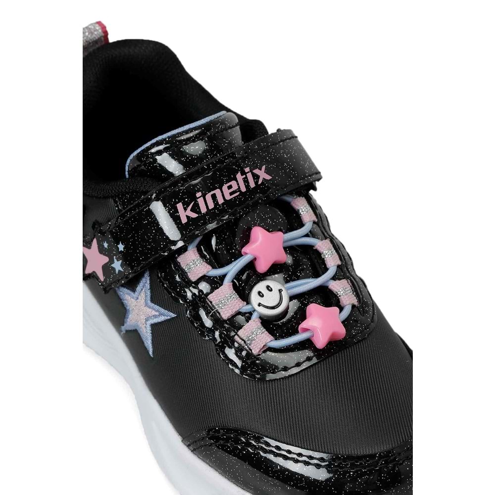 KİNETİX RAMELA GIRL PU P 6PR KIZ ÇOCUK SPOR AYAKKABI - SİYAH - 30