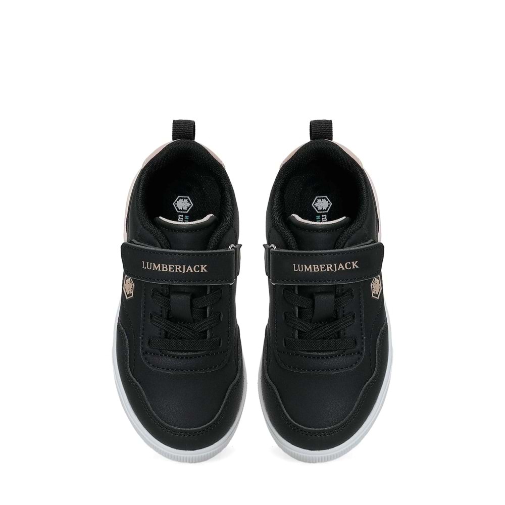 LUMBERJACK RICK JR 6PR KIZ ÇOCUK SNEAKER - SİYAH - 30