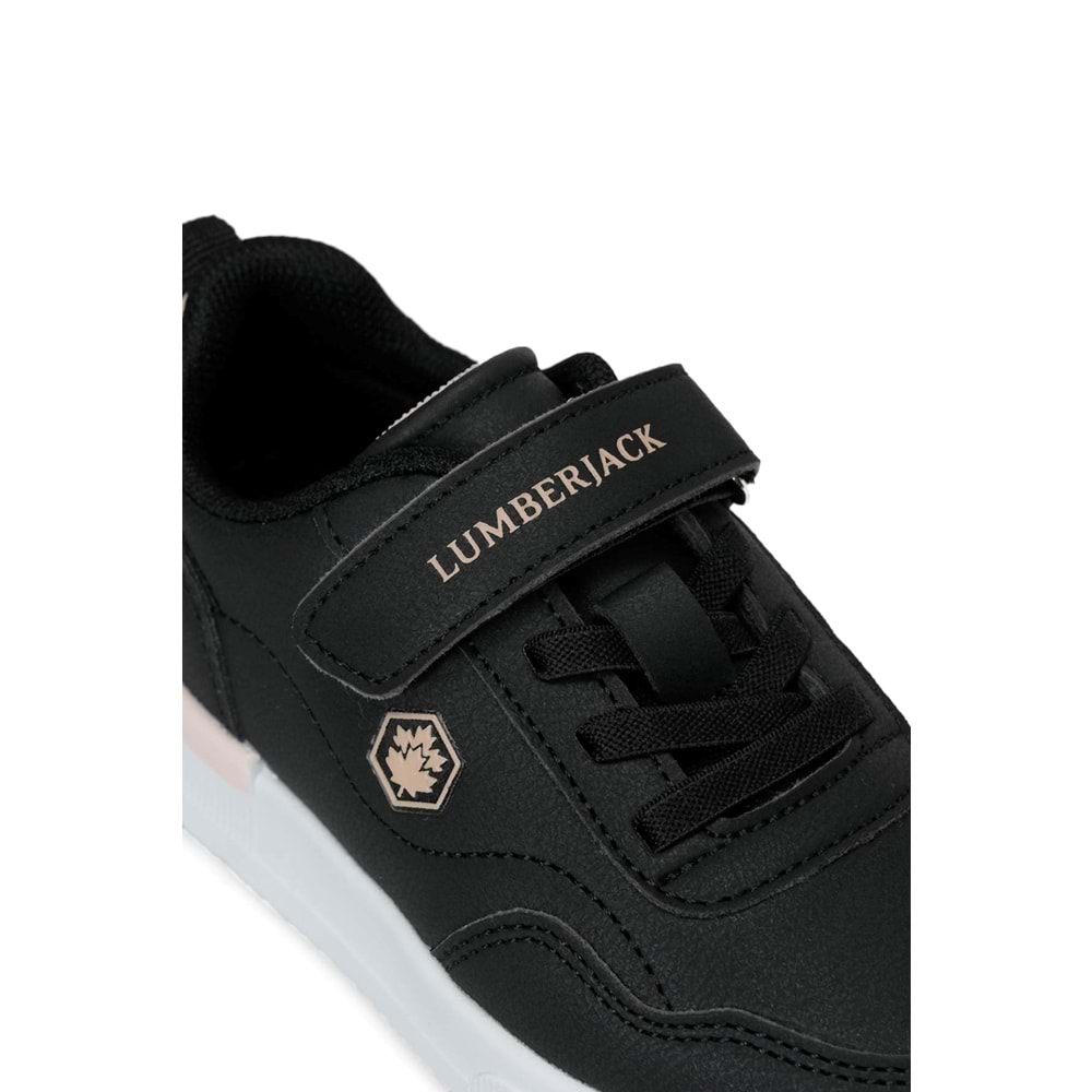 LUMBERJACK RICK JR 6PR KIZ ÇOCUK SNEAKER - SİYAH - 30