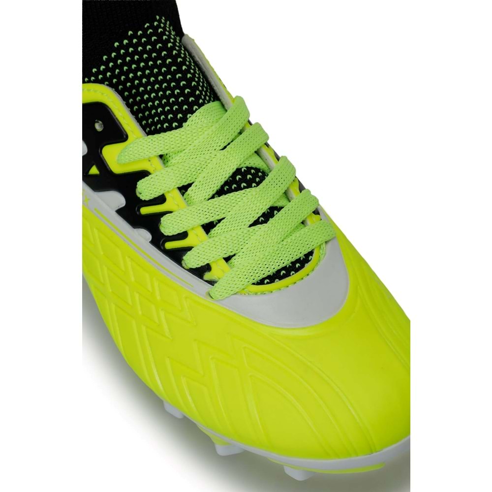 KİNETİX MATEAS AG F 6PR ERKEK ÇOCUK KRAMPON FUTBOL AYAKKABISI - NEON SARI - 31