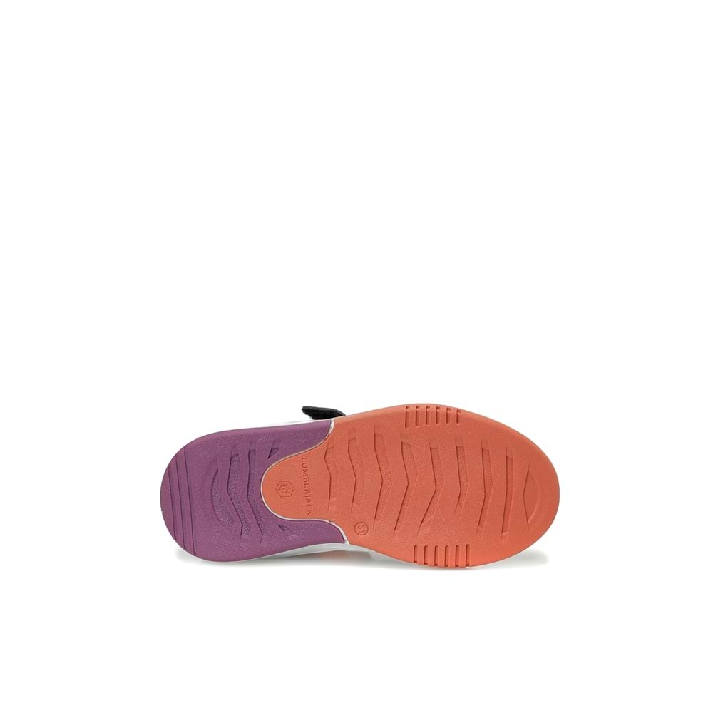 LUMBERJACK STRIKE 6PR KIZ ÇOCUK SNEAKER - SİYAH - 31