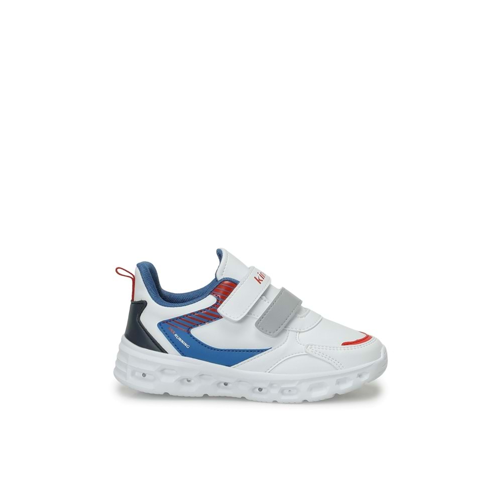 KİNETİX ELONE PU P 6PR ERKEK ÇOCUK SPOR AYAKKABI - BEYAZ - 30