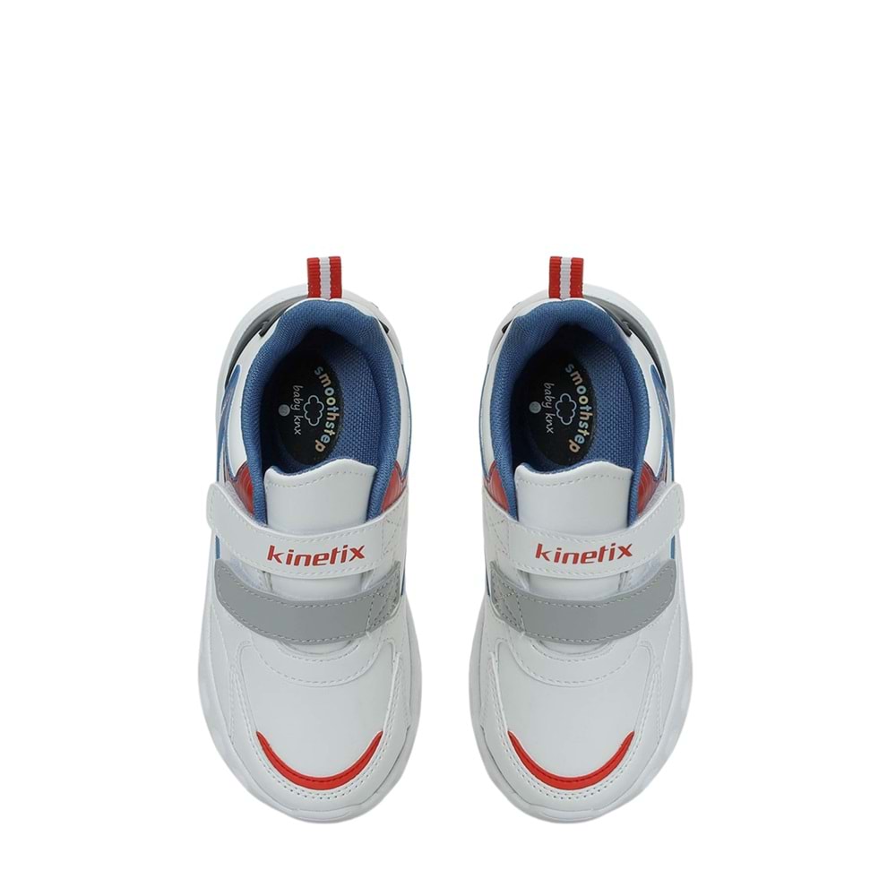 KİNETİX ELONE PU P 6PR ERKEK ÇOCUK SPOR AYAKKABI - BEYAZ - 30