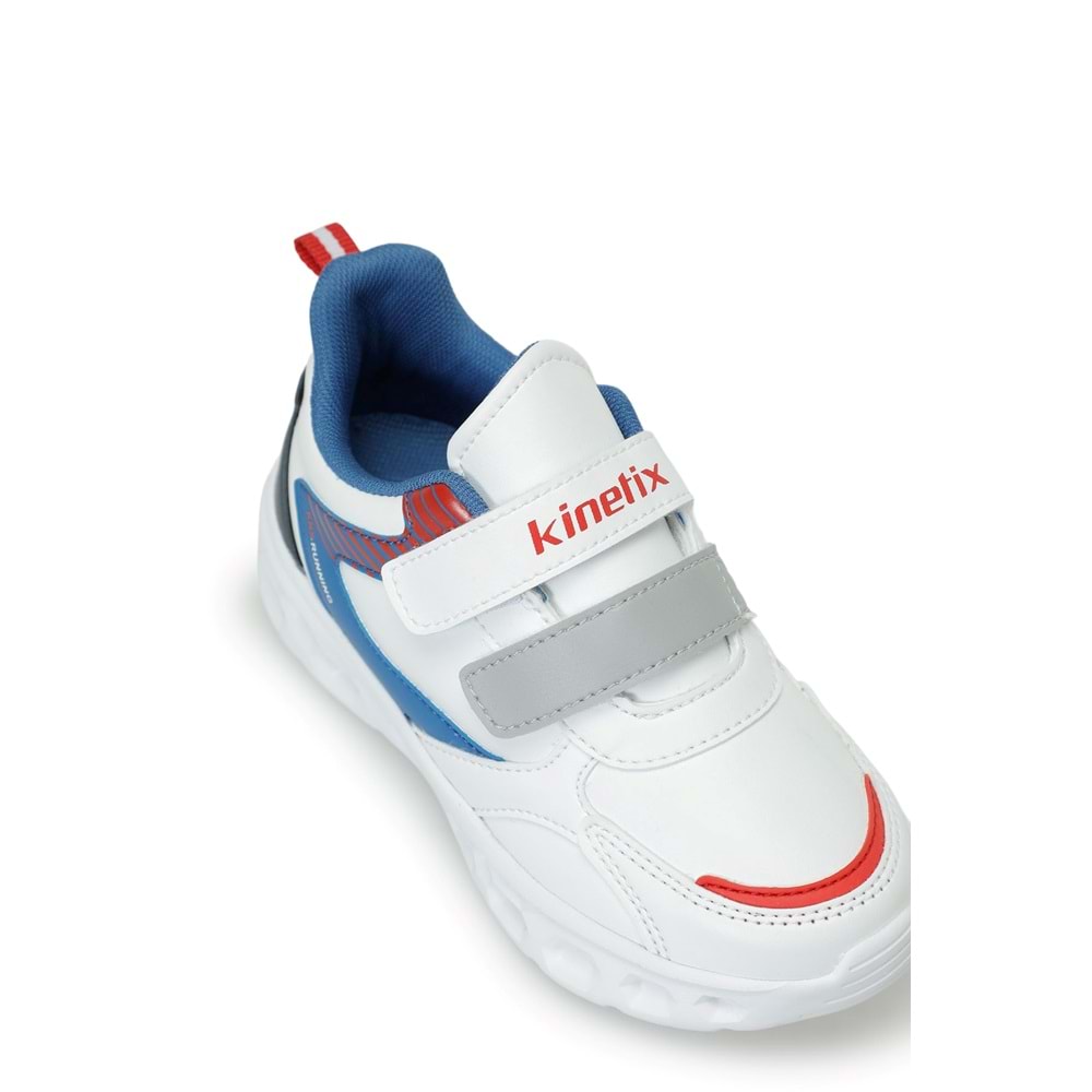 KİNETİX ELONE PU P 6PR ERKEK ÇOCUK SPOR AYAKKABI - BEYAZ - 30