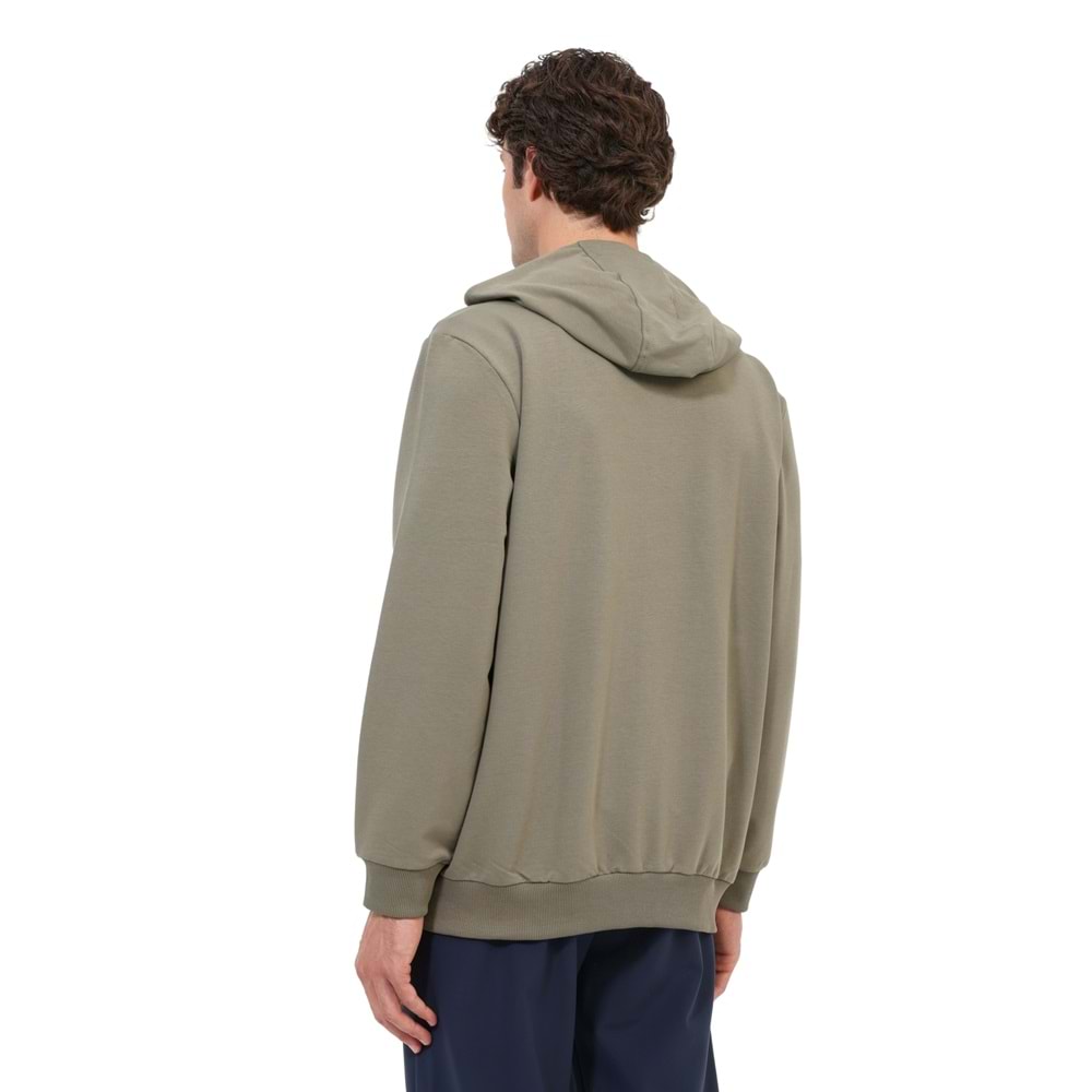 LUMBERJACK MB SN72 FZ HOD 6PR ERKEK EŞOFMAN ÜSTÜ - HAKİ - L