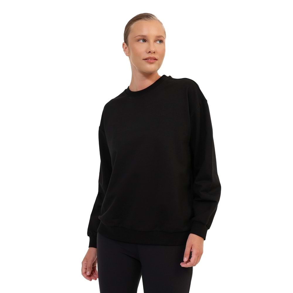 KİNETİX WB 16BIANCA-C 6PR KADIN SWEATSHİRT - SİYAH - L